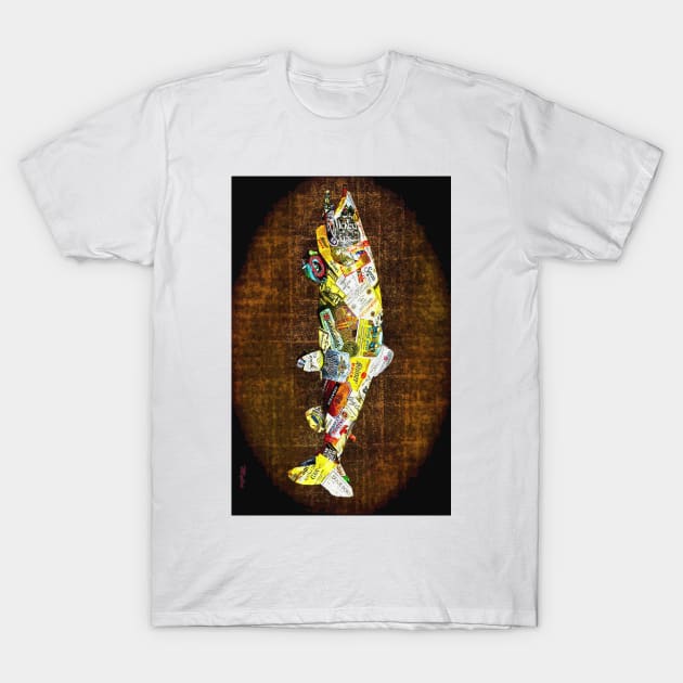 Fish and Bourbon Please T-Shirt by Overthetopsm